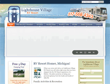 Tablet Screenshot of lighthousevillage.com